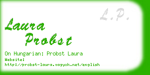 laura probst business card